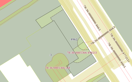 Кадастровые работы в связи с образованием земельного участка 78:36:0005366:4962