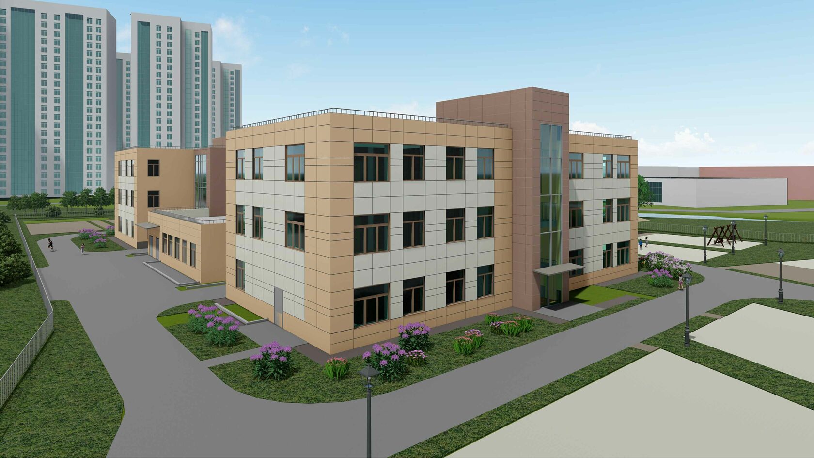 Завершены кадастровые работы по постановке на кадастровый учет ДОУ на 200 мест 78:12:0006357:8308