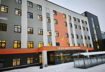 Завершено строительство многопрофильного лечебно-диагностического корпуса в Сестрорецке