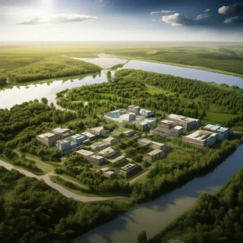 Санитарно-защитная зона (СЗЗ) для промышленного узла