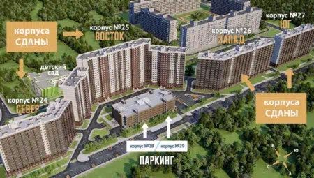 Выполнен комплекс кадастровых работ по ЖК Стороны Света