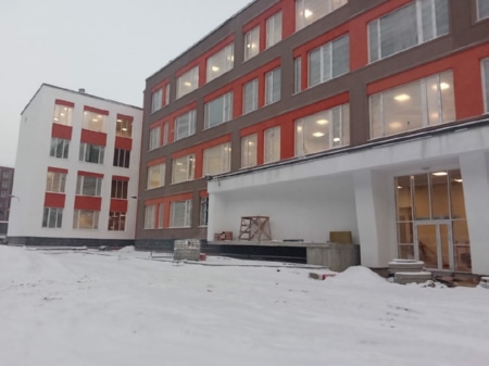 Завершены работы по контролю высотного положения Школы на 1100 мест